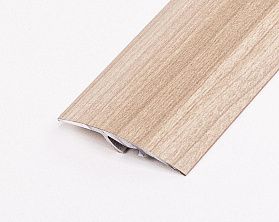 Порог (стык) Русский профиль  разноуровневый декорированный с дюб, 30*900 мм, Дуб жемчужный